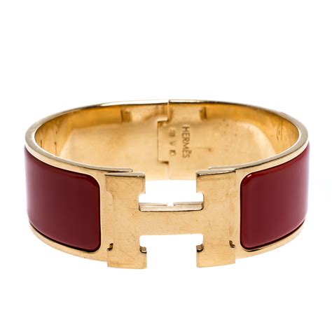 hermes bracelet pre owned|used Hermes clic h bracelet.